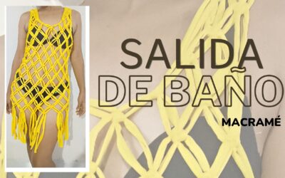 Teje tu propia salida de baño en macramé: una prenda hecha por ti